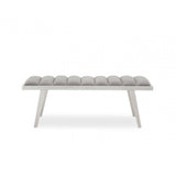 Regalia Grey Bench With Splayed Legs