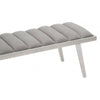Regalia Grey Bench With Splayed Legs