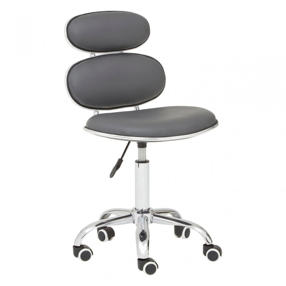 Ella Grey PU Home Office Chair