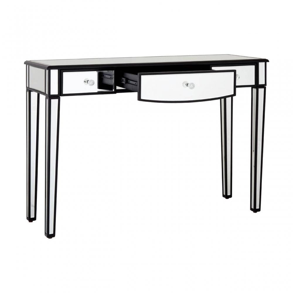 Sylvie Gwenda Console Table With Mirrored Frame