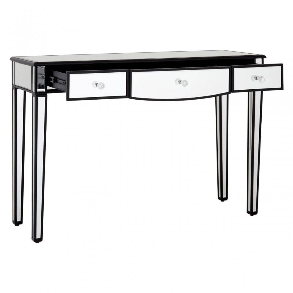 Sylvie Gwenda Console Table With Mirrored Frame