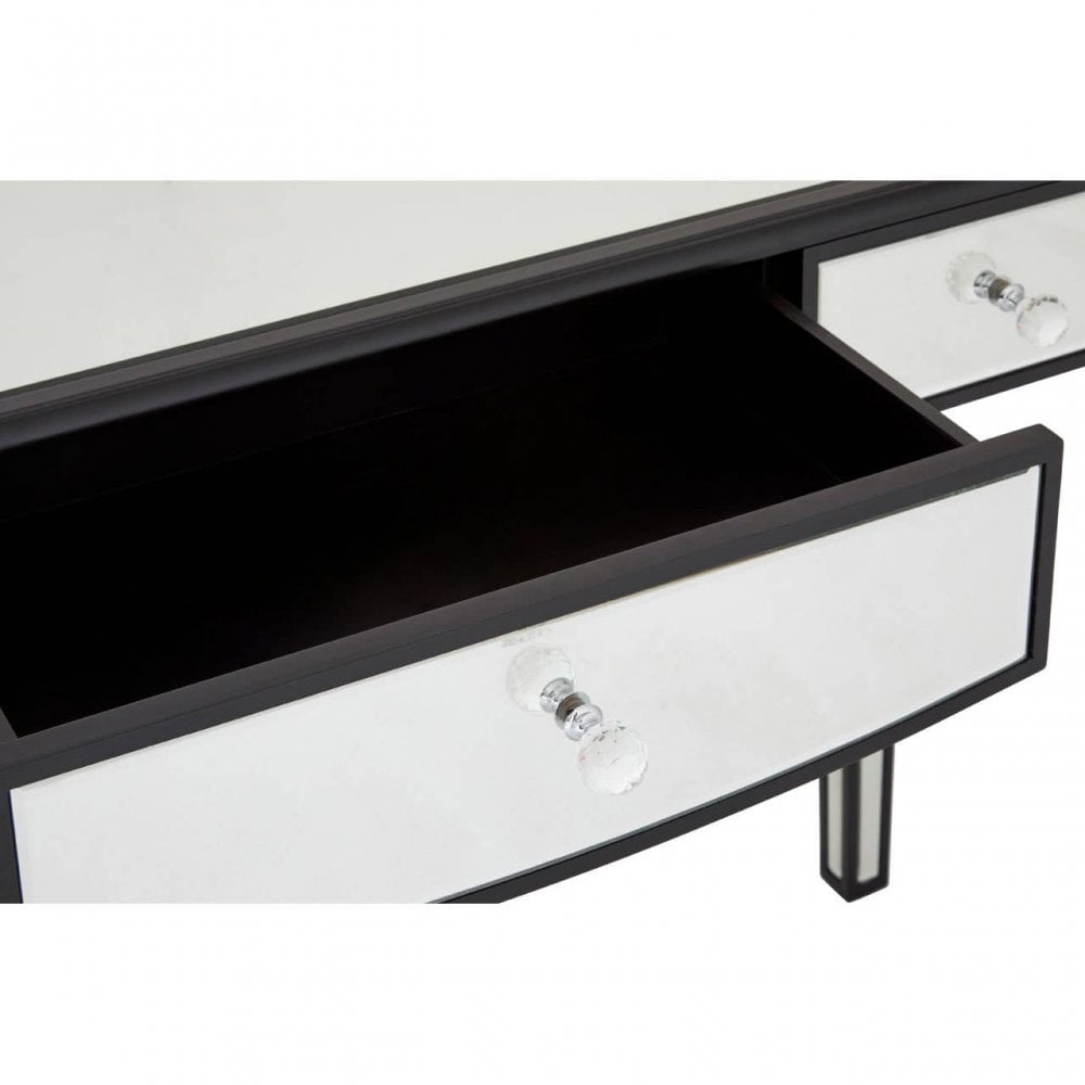 Sylvie Gwenda Console Table With Mirrored Frame