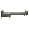 Mason Hagen Grey Large Corner Sofa Bed