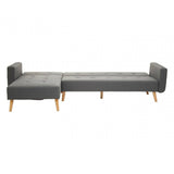 Mason Hagen Grey Large Corner Sofa Bed