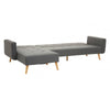 Mason Hagen Grey Large Corner Sofa Bed