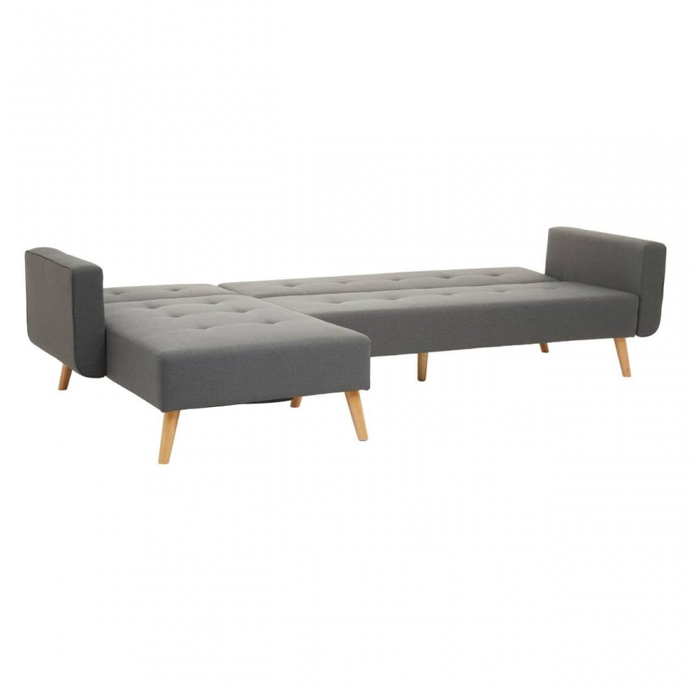 Mason Hagen Grey Large Corner Sofa Bed