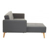 Mason Hagen Grey Large Corner Sofa Bed