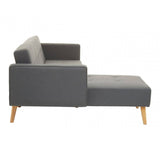 Mason Hagen Grey Large Corner Sofa Bed