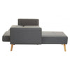 Mason Hagen Grey Large Corner Sofa Bed