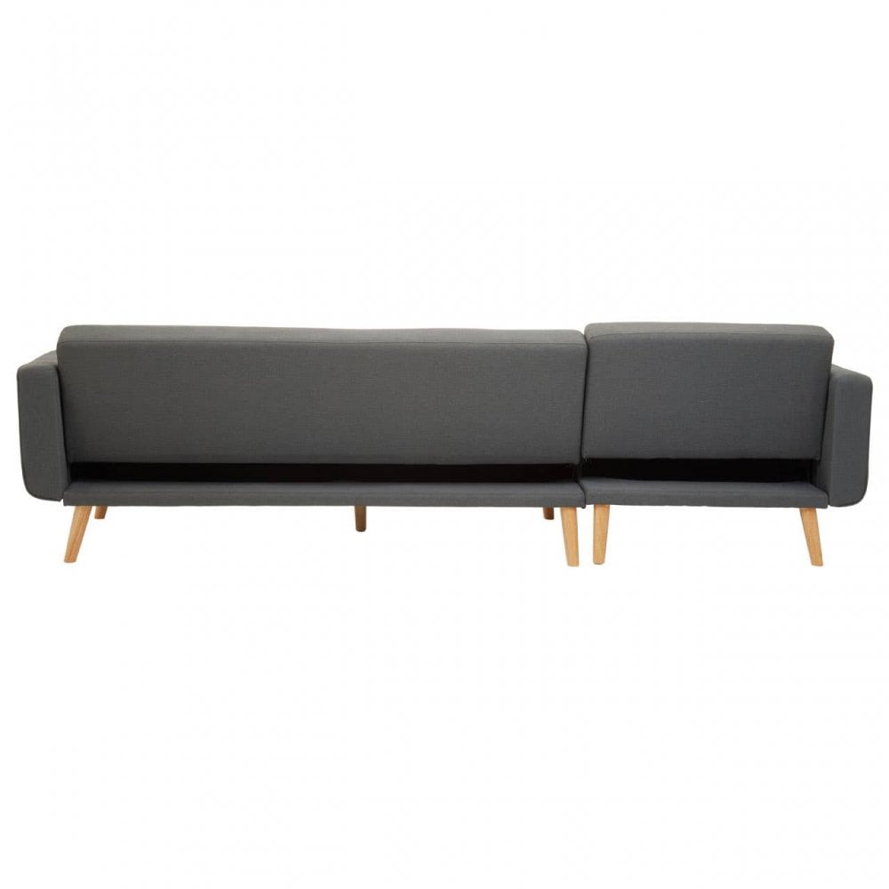 Mason Hagen Grey Large Corner Sofa Bed
