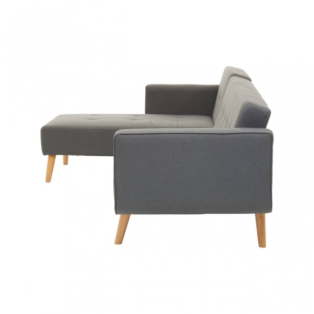 Mason Hagen Grey Large Corner Sofa Bed