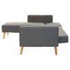 Mason Hagen Grey Large Corner Sofa Bed