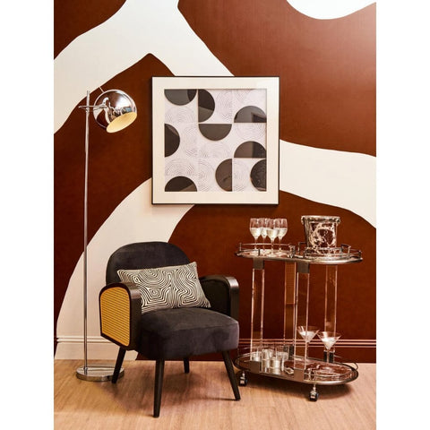 Elara Velvet Armchair