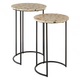 Isla Mother Of Pearl Side Tables