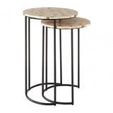 Isla Mother Of Pearl Side Tables