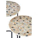 Isla Mother Of Pearl Side Tables