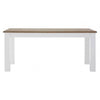 Kensington Oak Top White Dining Table