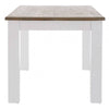 Kensington Oak Top White Dining Table