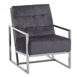 Lila Velvet Chair