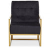 Lila Velvet Chair With Gold Frame