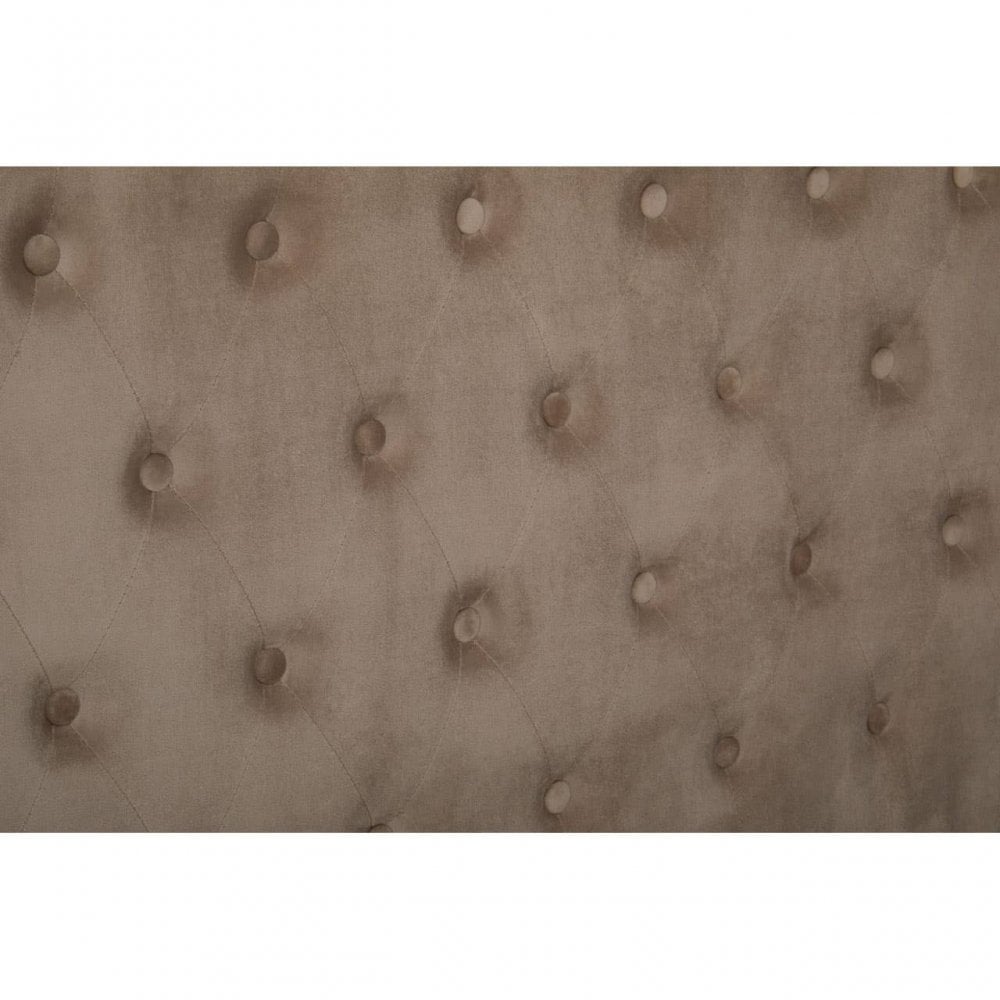 Ava Mink Velvet Kingsize Ottoman Bed