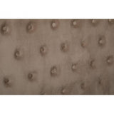 Ava Mink Velvet Kingsize Ottoman Bed