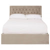 Ava Mink Velvet Double Ottoman Bed
