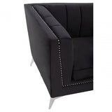 Mason Three Seat Velvet Sofa