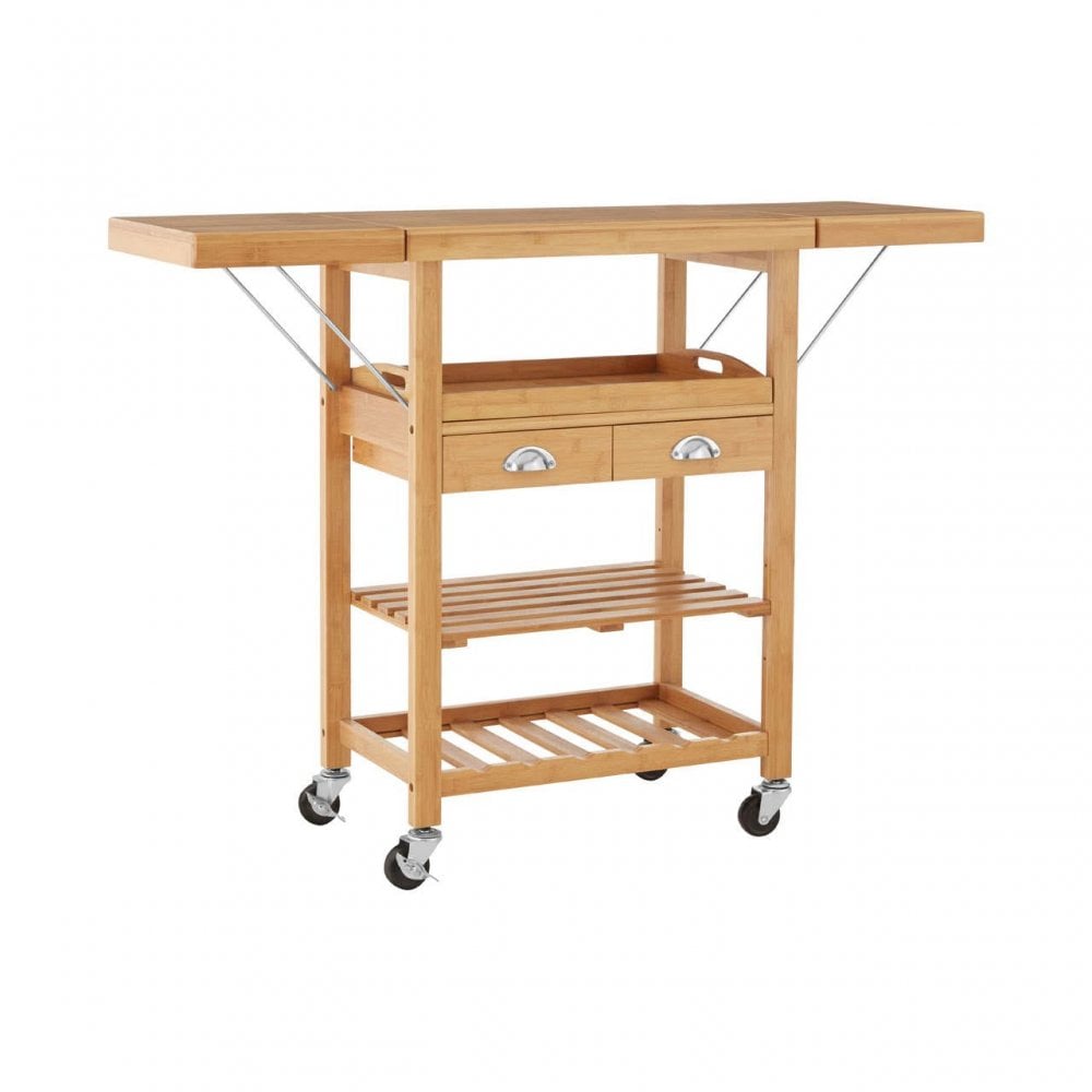 Brent Bamboo Kitchen Trolley