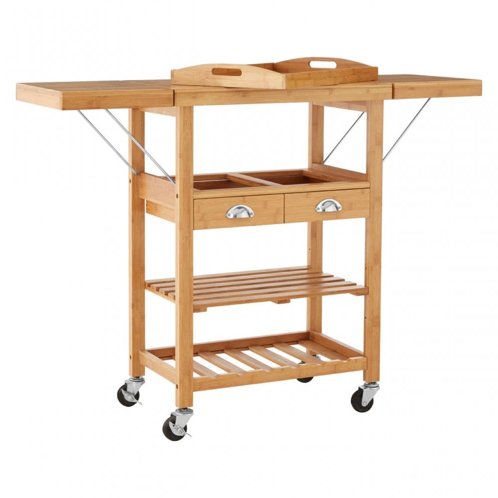 Brent Bamboo Kitchen Trolley