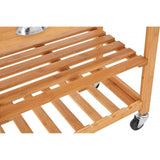Brent Bamboo Kitchen Trolley