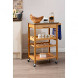 Brent Bamboo One Drawer Kitchen Trolley