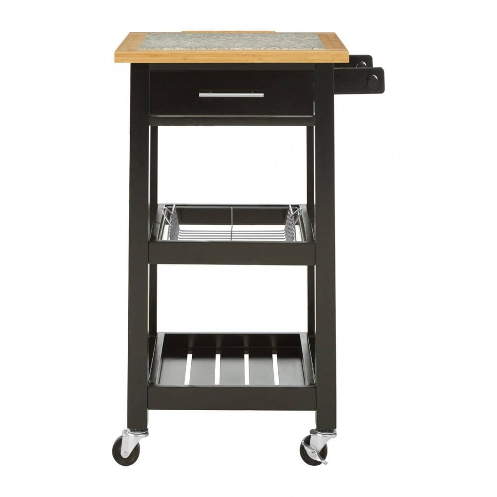 Brent Glenn Kitchen Trolley with Granite Top