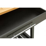 Brent Glenn Wide Kitchen Trolley with Granite Top
