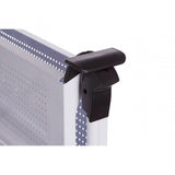Brent White Rectangular Folding Kitchen Trolley