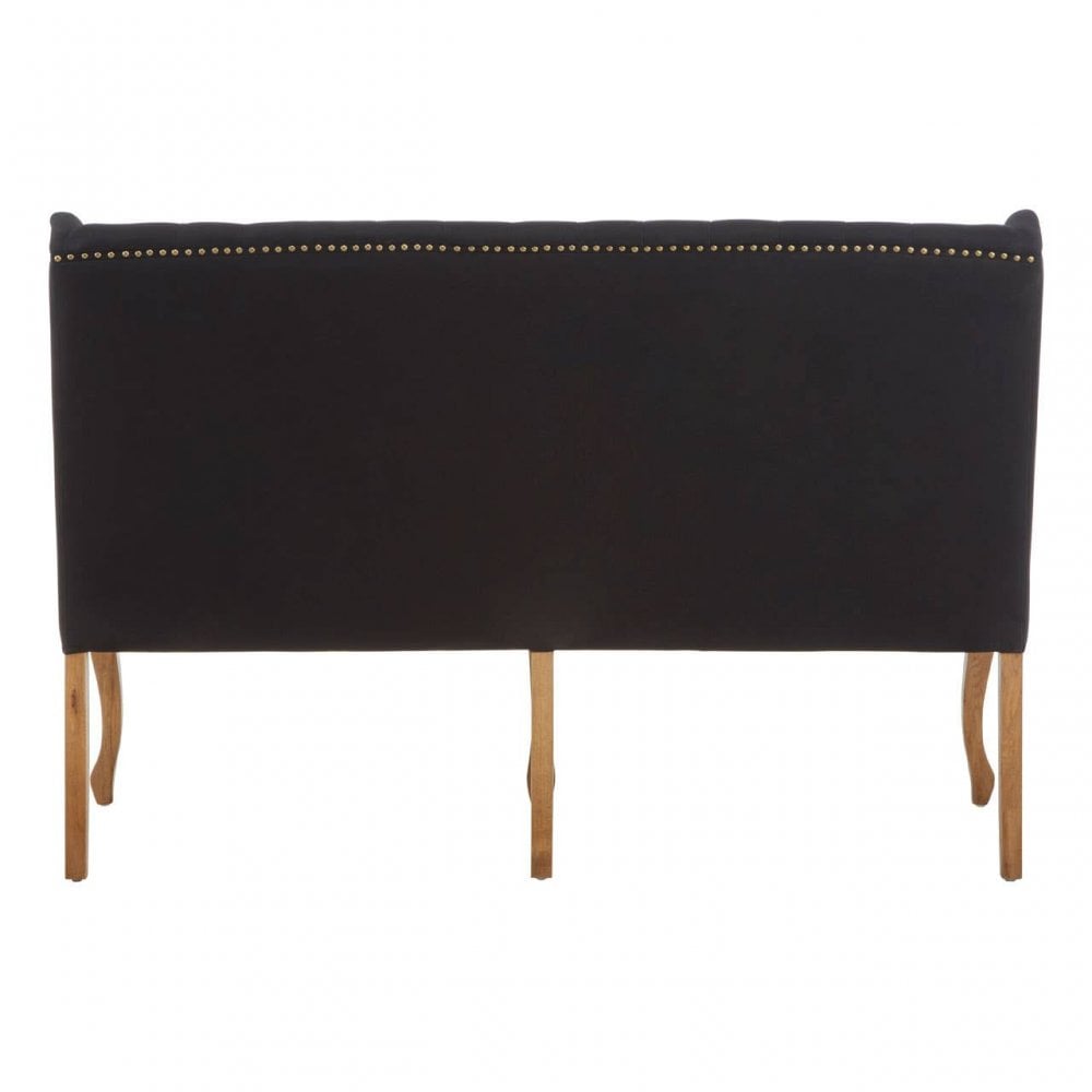 Everett 2 Seat Black Bench
