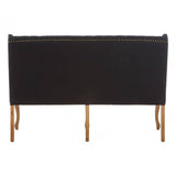 Everett 2 Seat Black Bench