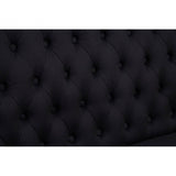Everett 2 Seat Black Bench
