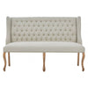 Everett 2 Seat Natural Linen Bench