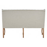 Everett 2 Seat Natural Linen Bench