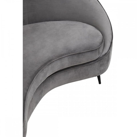 Camila Three Seat Velvet Sofa