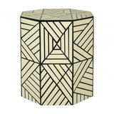 Lena Ivory And Black Stool