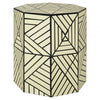 Lena Ivory And Black Stool