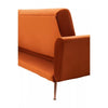 Sydney Burnt Orange Velvet Sofa Bed