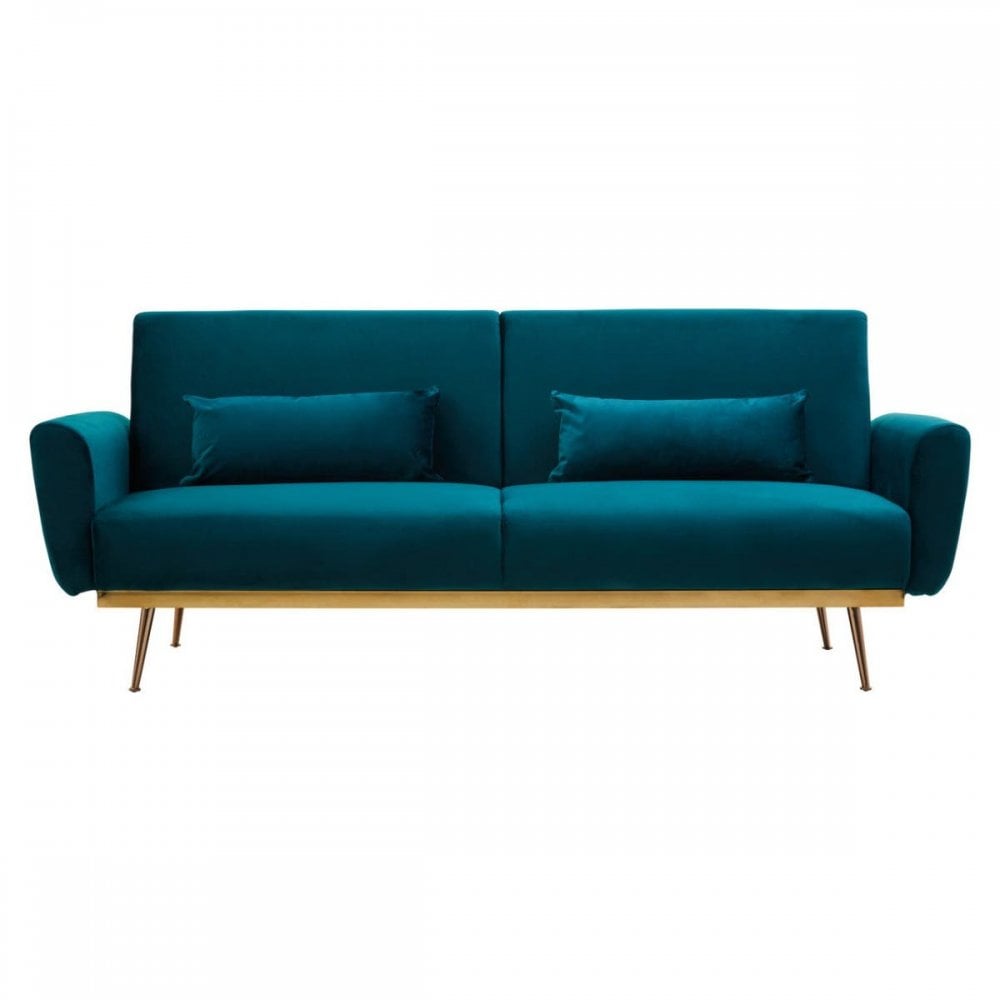 Sydney Green Velvet Sofa Bed