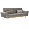 Sydney Grey Velvet Sofa Bed