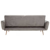 Sydney Grey Velvet Sofa Bed