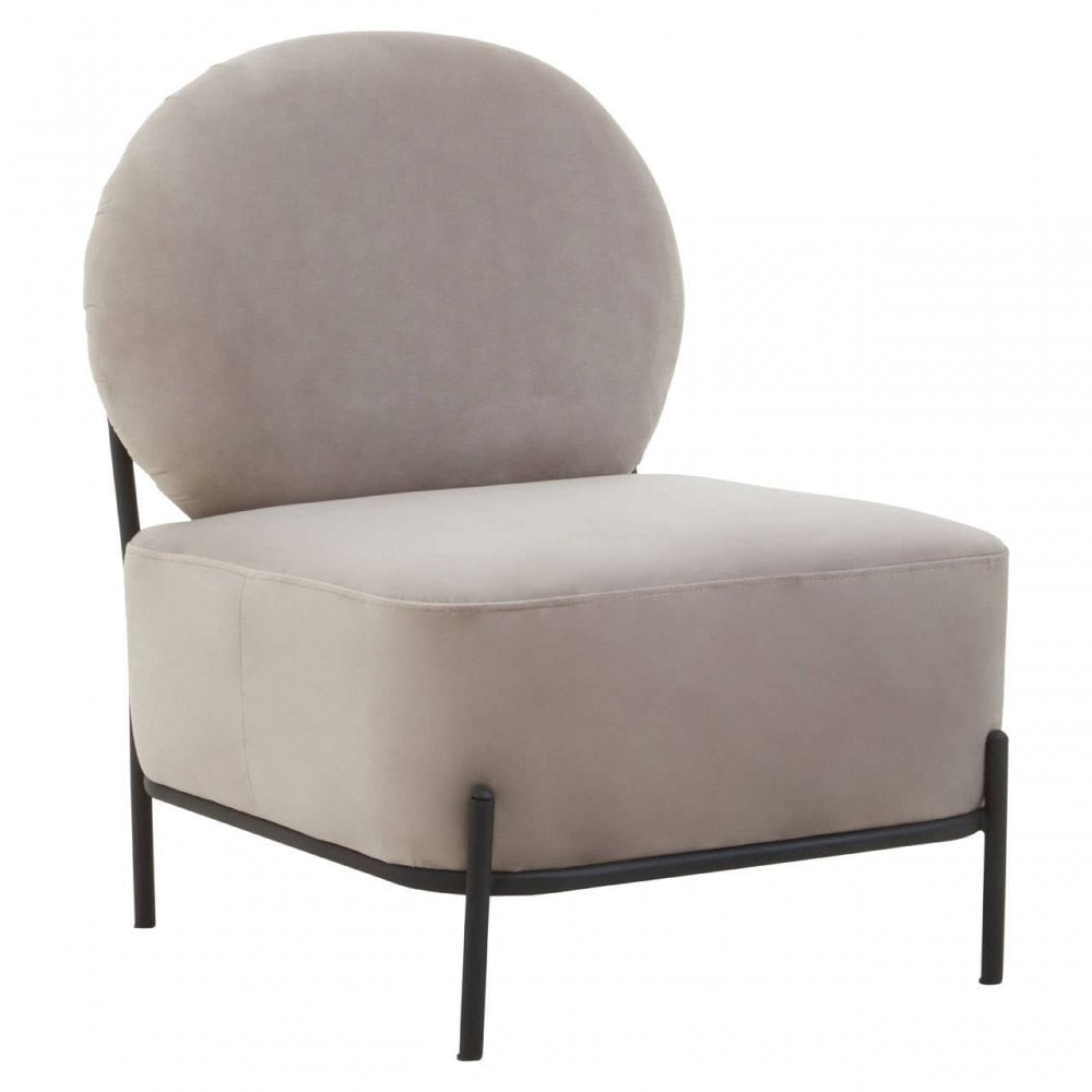 Amara Mink Velvet Chair