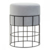 Darian Velvet Cage Frame Stool