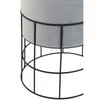 Darian Velvet Cage Frame Stool
